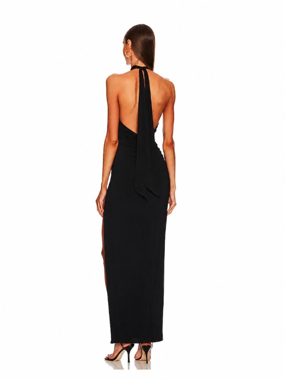 Michael Costello x Revolve Morgan Gown Black XL - Picture 3 of 6